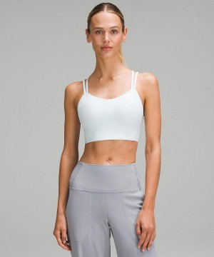 Lululemon Like a Cloud Longline Bra Light Support, B/C Cup Sport BH Damen Silber | 4032AWCGM