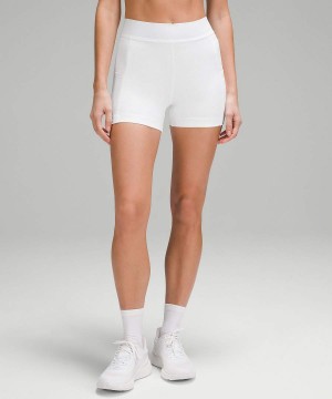 Lululemon Luxtreme High-Rise 3.5" Tennis Kurze Hose Damen Weiß | 9156NPGRM