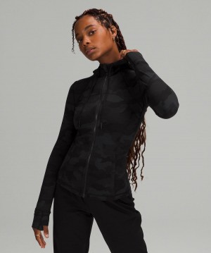 Lululemon Mit Kapuze Mesh Vent Nulu Define Jacke Damen Camouflage Schwarz Mehrfarbig | 6891ITYQN