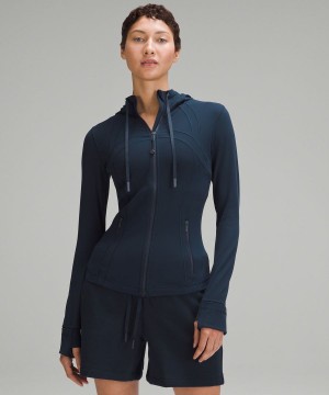 Lululemon Mit Kapuze Nulu Define Jacke Damen Navy | 5126OHJCZ