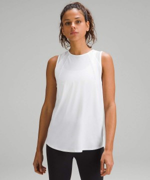 Lululemon Sculpt Tanktop Damen Weiß | 3726MCXEU