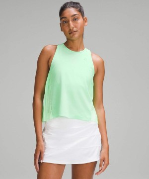 Lululemon Side Pleats Tennis Tanktop Damen Türkis | 4583OUEHP