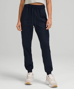 Lululemon Stretch High-Rise Full Length Jogginghose Damen Navy | 0846YBZRS