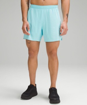 Lululemon Surge Gefütterte 6" Kurze Hose Herren Blau | 7435DSKHT