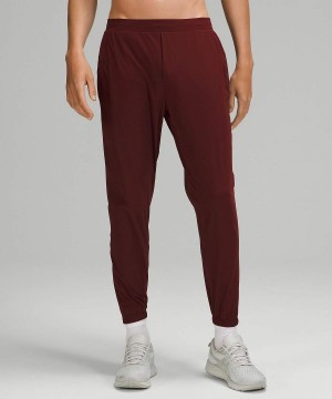 Lululemon Surge Hohe Jogginghose Herren Rot Bordeaux | 8492GAECW