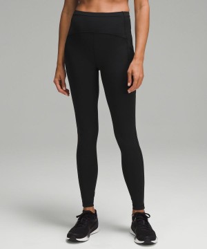 Lululemon Swift Speed High-Rise 28" Leggings Damen Schwarz | 6210IULXZ