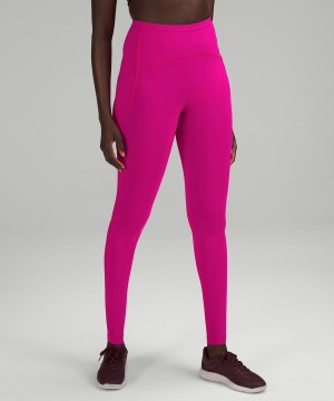 Lululemon Swift Speed High-Rise 28" Leggings Damen Rosa | 4610TAILC