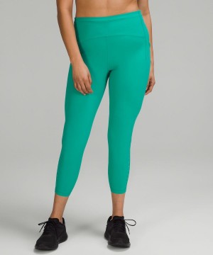 Lululemon Swift Speed High-Rise Crop 23" Hose Damen Grün | 2619KLWBJ