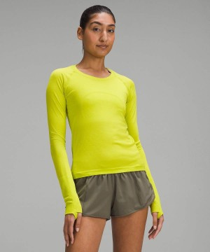 Lululemon Swiftly Tech 2.0 Race Length Langarmhemd Damen Lila Lila | 7103WQOUT