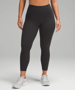 Lululemon Wunder Train Contour Fit High-Rise 25" Leggings Damen Schokolade | 5738VKWGE