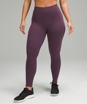 Lululemon Wunder Train Contour Fit High-Rise 28" Leggings Damen Lila | 4817ERLBC