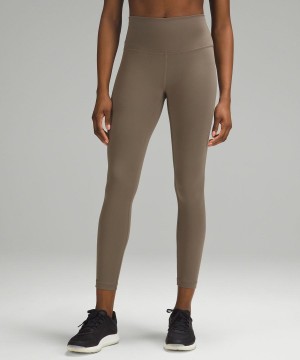 Lululemon Wunder Train High-Rise 25" Leggings Damen Grau | 7236APSYK