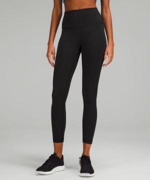 Lululemon Wunder Train High-Rise 25" Leggings Damen Schwarz | 8963WMDHQ