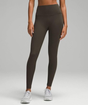 Lululemon Wunder Train High-Rise 28" Leggings Damen Dunkelolivgrün | 6380LARVN