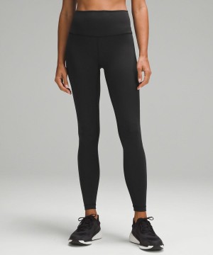 Lululemon Wunder Train High-Rise 28" Leggings Damen Schwarz | 7065ERLIC