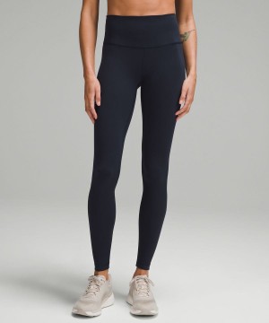 Lululemon Wunder Train High-Rise 31" Leggings Damen Navy | 0746DUMOG