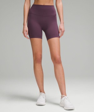 Lululemon Wunder Train High-Rise 6" Kurze Hose Damen Lila | 8214VMFEI