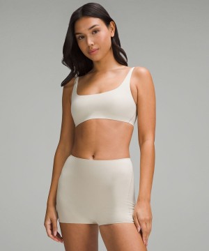 Lululemon Wundermost Ultra-Soft Nulu Scoop-Neck Bralette A–D Cups Sport BH Damen Braun | 4586WTORL