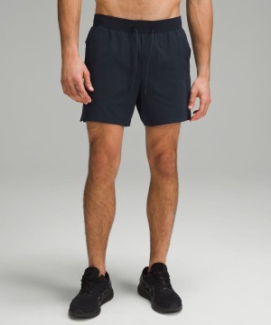 Lululemon Zeroed In Linerless 5" Kurze Hose Herren Navy | 0416IVQSM