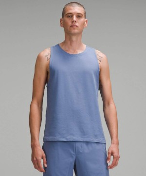 Lululemon Zeroed In Tanktop Herren Blau | 9427QXPSO