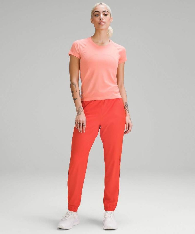 Lululemon Adapted State High-Rise Airflow Jogginghose Damen Orange | 1984YSRWM