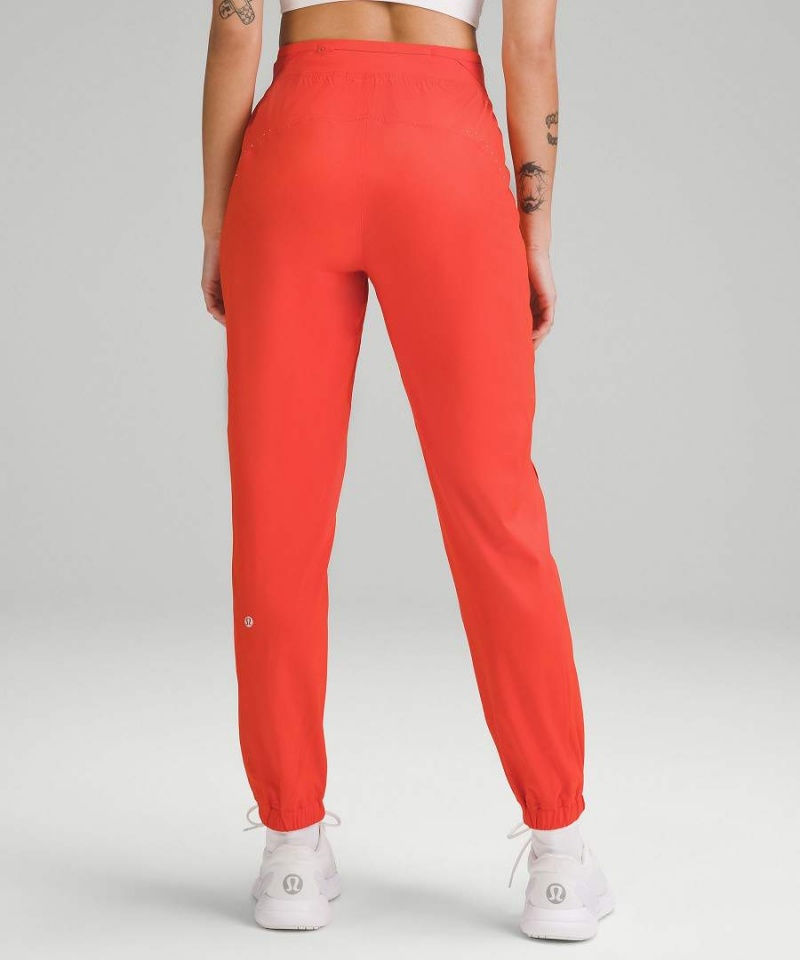 Lululemon Adapted State High-Rise Airflow Jogginghose Damen Orange | 1984YSRWM