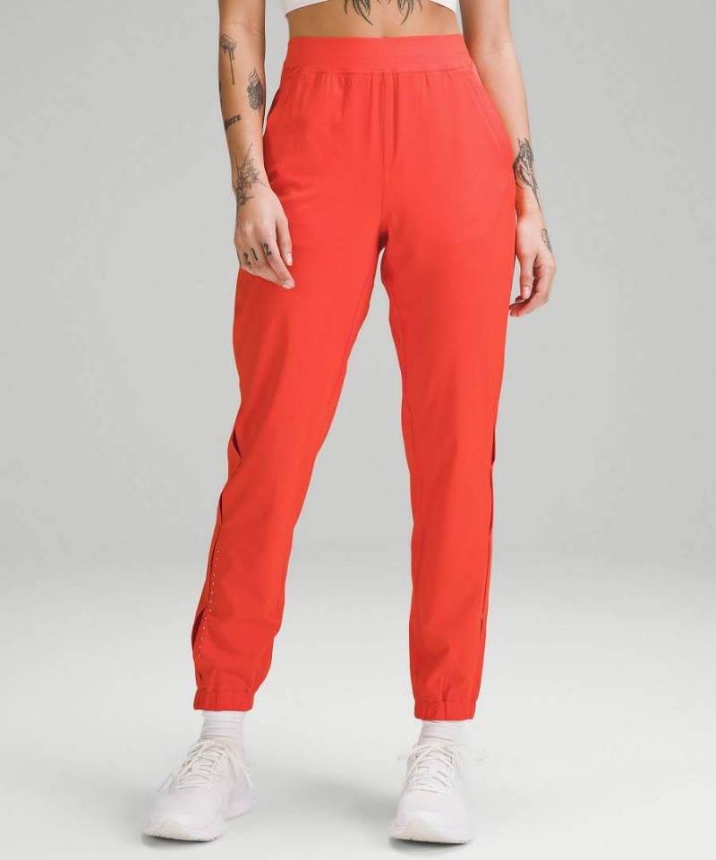 Lululemon Adapted State High-Rise Airflow Jogginghose Damen Orange | 1984YSRWM