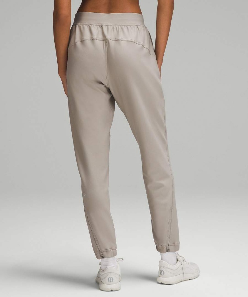 Lululemon Adapted State High-Rise Fleece Full Length Jogginghose Damen Grau | 3281CPUID