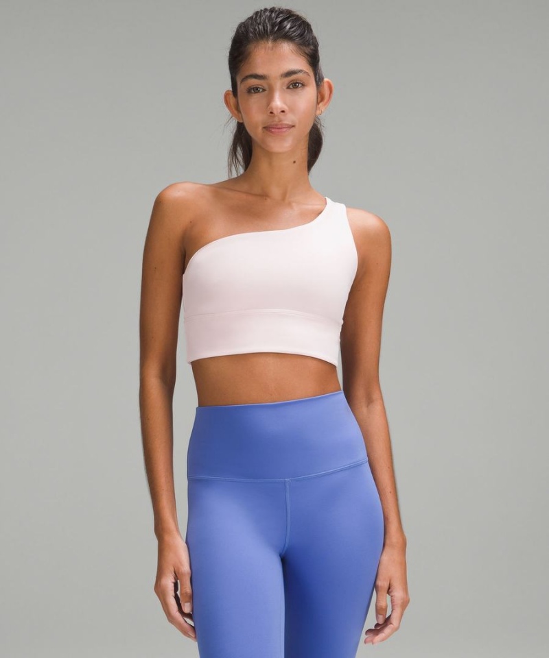 Lululemon Align™ Asymmetrical Bra Light Support, A/B Cup Sport BH Damen Rosa | 6239FAUPM