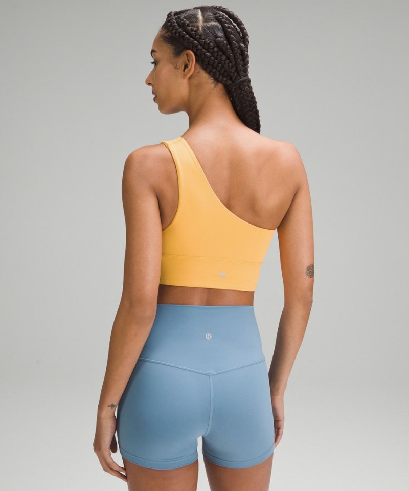 Lululemon Align™ Asymmetrical Bra Light Support, C/D Cup Sport BH Damen Mango | 6831GUXHS