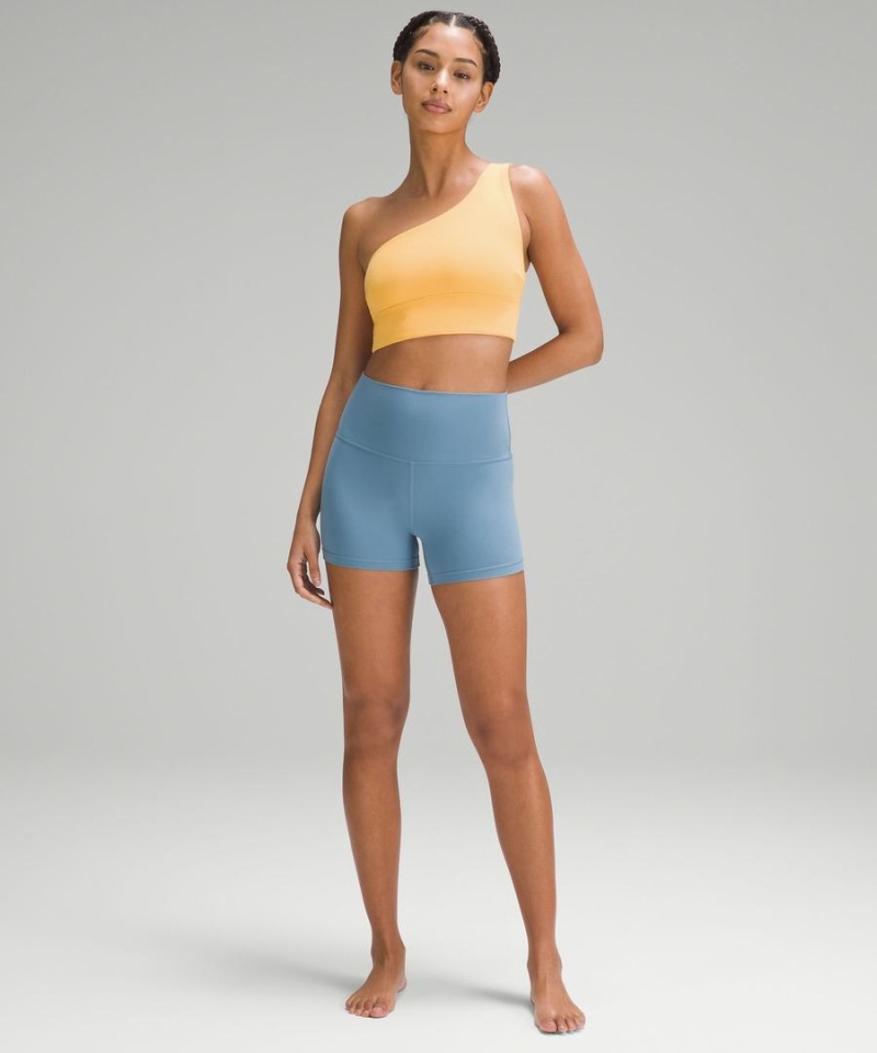 Lululemon Align™ Asymmetrical Bra Light Support, C/D Cup Sport BH Damen Mango | 6831GUXHS