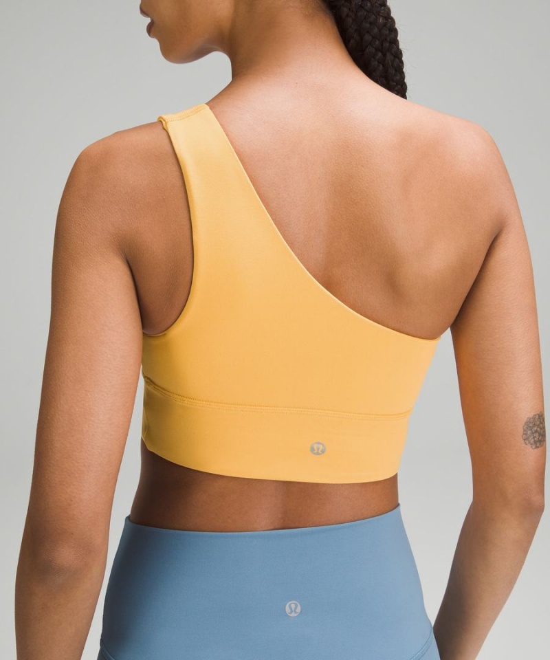 Lululemon Align™ Asymmetrical Bra Light Support, C/D Cup Sport BH Damen Mango | 6831GUXHS