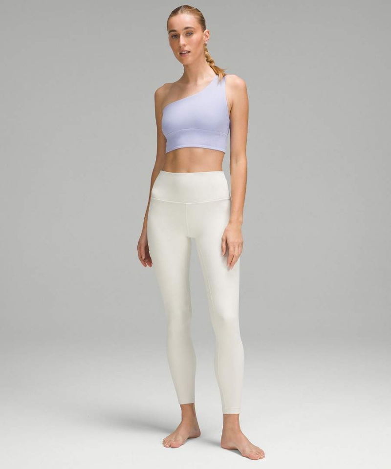 Lululemon Align™ Asymmetrical Bra Light Support, A/B Cup Sport BH Damen Lila | 7469WCPYE