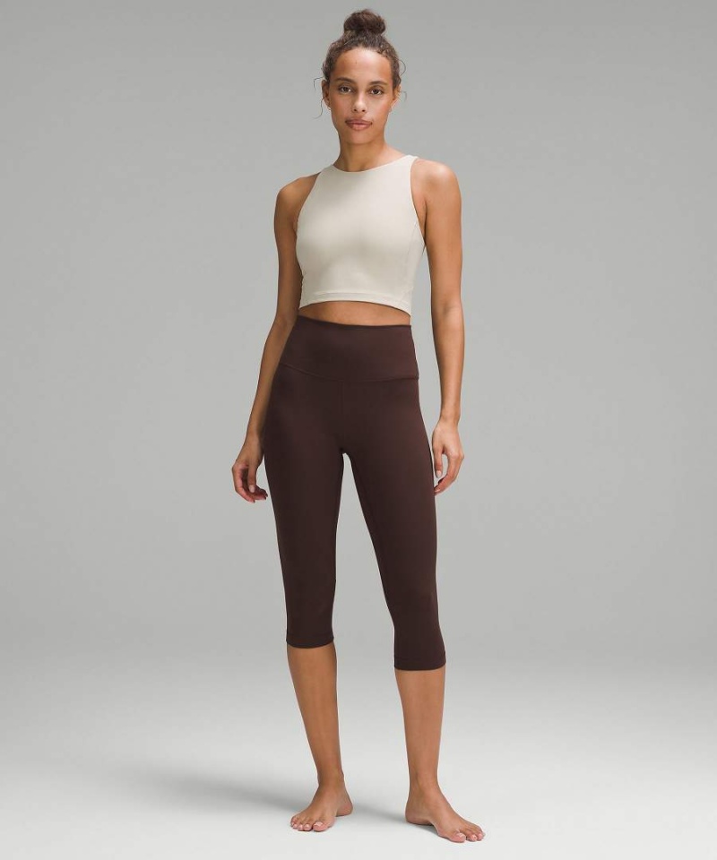 Lululemon Align™ High-Neck Tanktop Damen Beige | 0374ITPVD