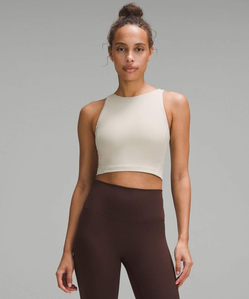 Lululemon Align™ High-Neck Tanktop Damen Beige | 0374ITPVD