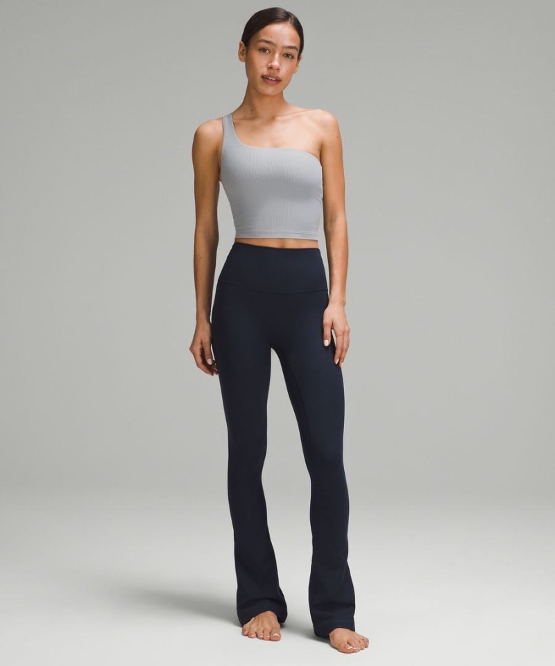 Lululemon Align™ High-Rise Gerippt Mini-Flared Extra Kurzes Leggings Damen Navy | 3259LJMKP