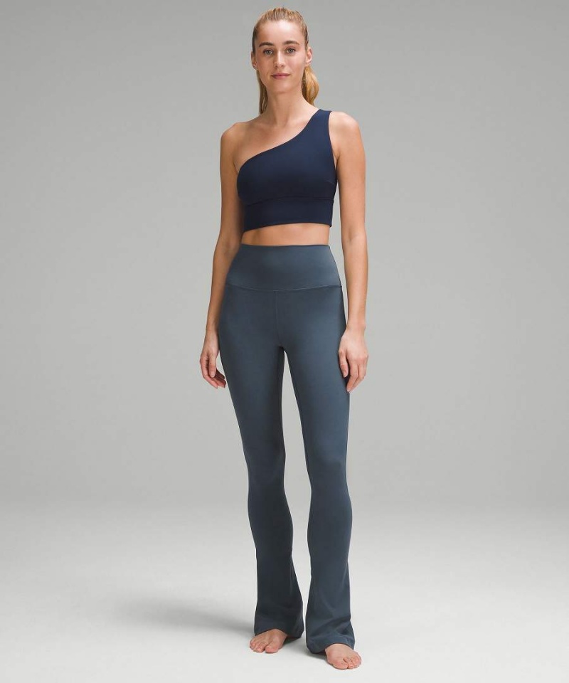 Lululemon Align™ High-Rise Mini-Flared Extra Kurzes Leggings Damen Blau | 7495BCKUJ