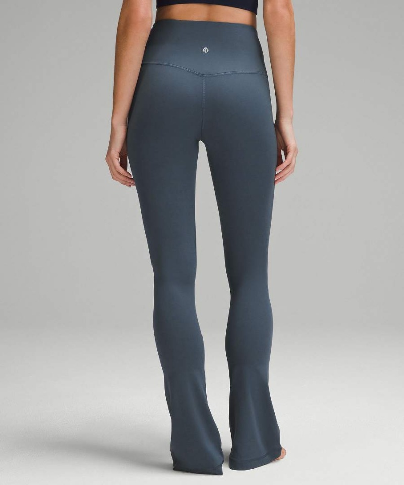 Lululemon Align™ High-Rise Mini-Flared Extra Kurzes Leggings Damen Blau | 7495BCKUJ