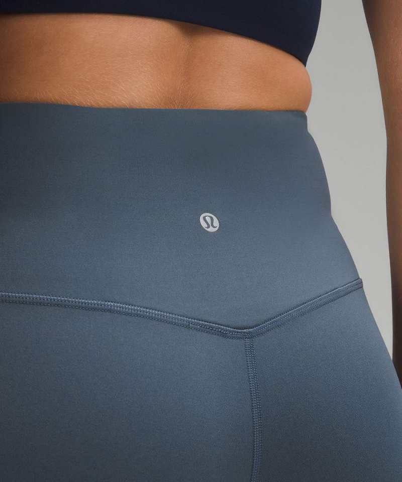 Lululemon Align™ High-Rise Mini-Flared Extra Kurzes Leggings Damen Blau | 7495BCKUJ