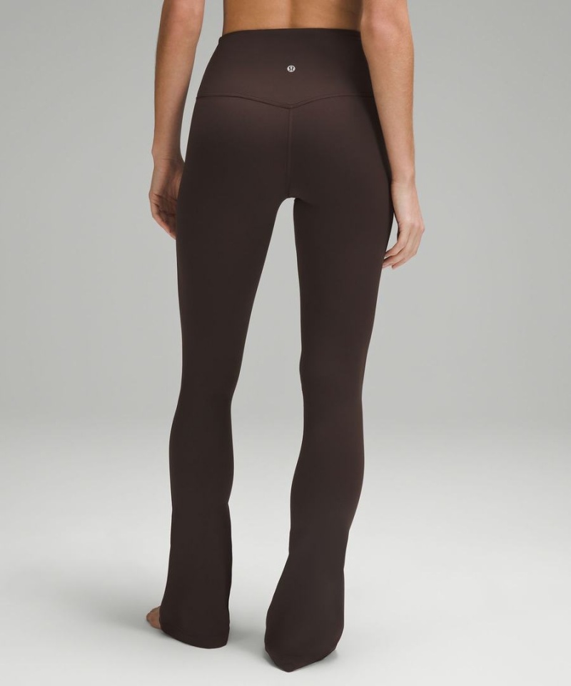 Lululemon Align™ High-Rise Mini-Flared Extra Kurzes Leggings Damen Schokolade | 8034QXMOZ