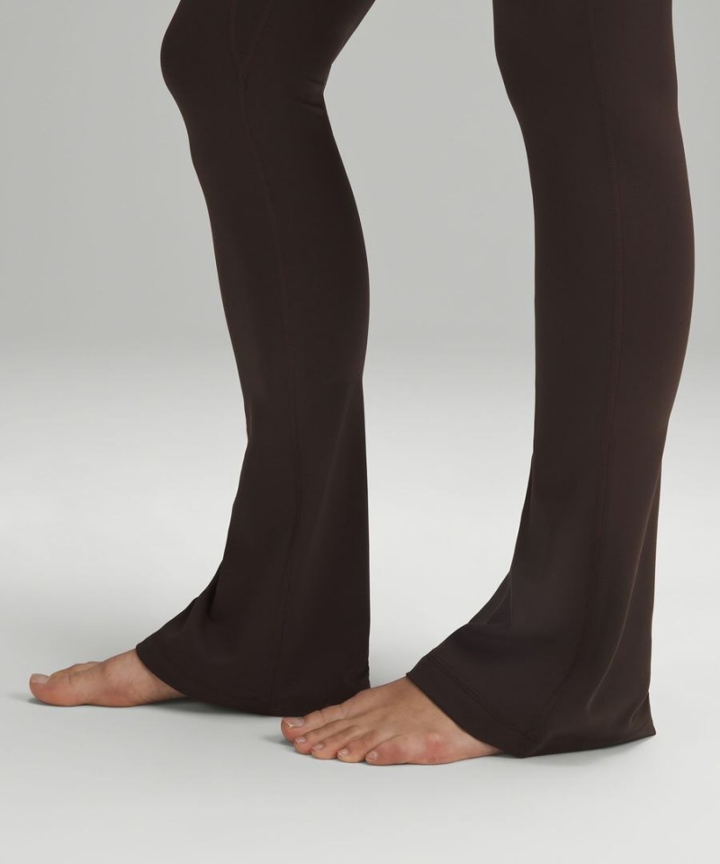 Lululemon Align™ High-Rise Mini-Flared Extra Kurzes Leggings Damen Schokolade | 8034QXMOZ