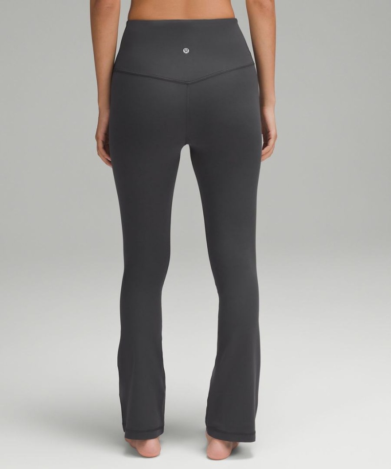 Lululemon Align™ High-Rise Mini-Flared Extra Kurzes Leggings Damen Tiefesgrau | 6415LWNYH