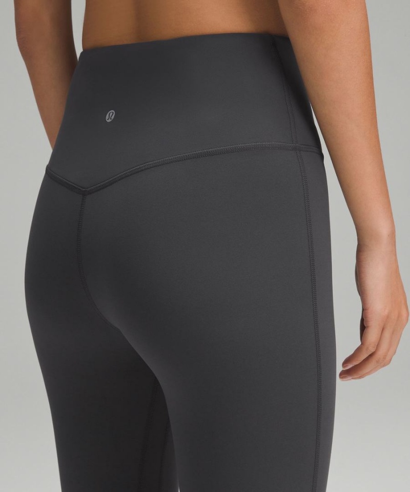 Lululemon Align™ High-Rise Mini-Flared Extra Kurzes Leggings Damen Tiefesgrau | 6415LWNYH