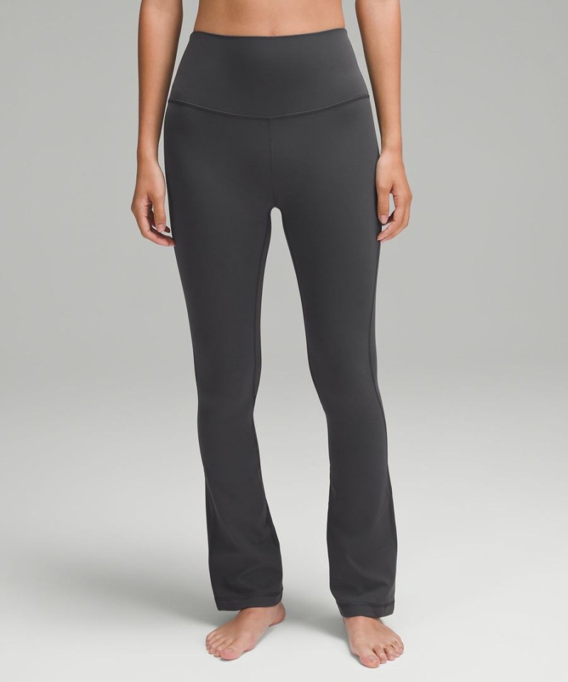 Lululemon Align™ High-Rise Mini-Flared Extra Kurzes Leggings Damen Tiefesgrau | 6415LWNYH