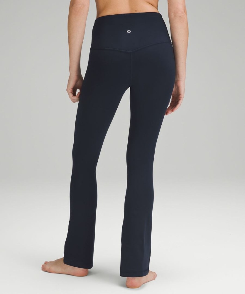 Lululemon Align™ High-Rise Mini-Flared Extra Kurzes Leggings Damen Navy | 2534RFWYQ