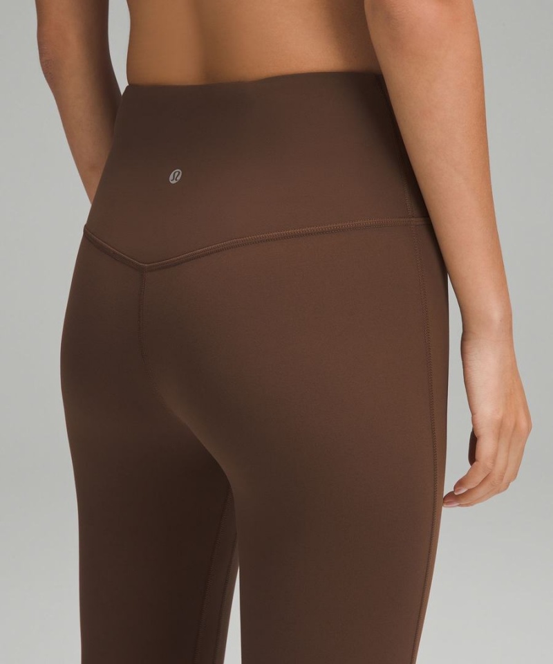 Lululemon Align™ High-Rise Mini-Flared Extra Kurzes Leggings Damen Schokolade | 0965AKFLH