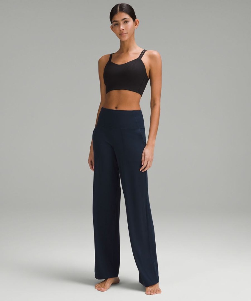 Lululemon Align™ High-Rise Weite-Leg Regular Leggings Damen Navy | 1672HEYLI