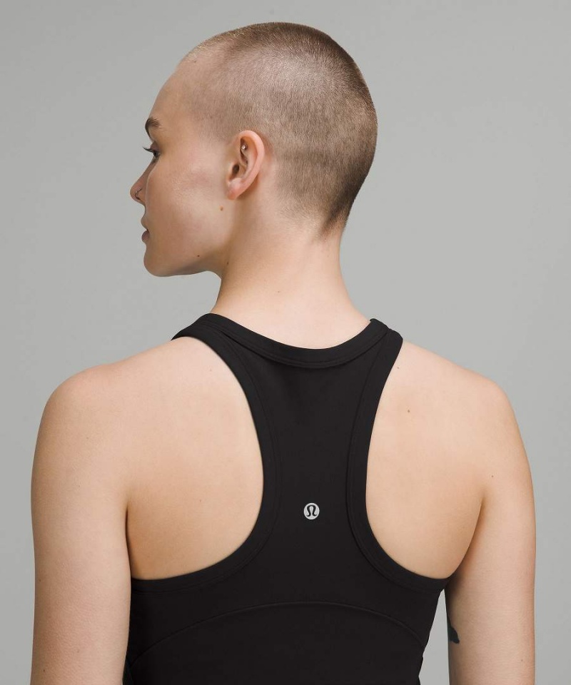 Lululemon Align™ Hip-Length Racerback Tanktop Damen Schwarz | 5139KNQTE