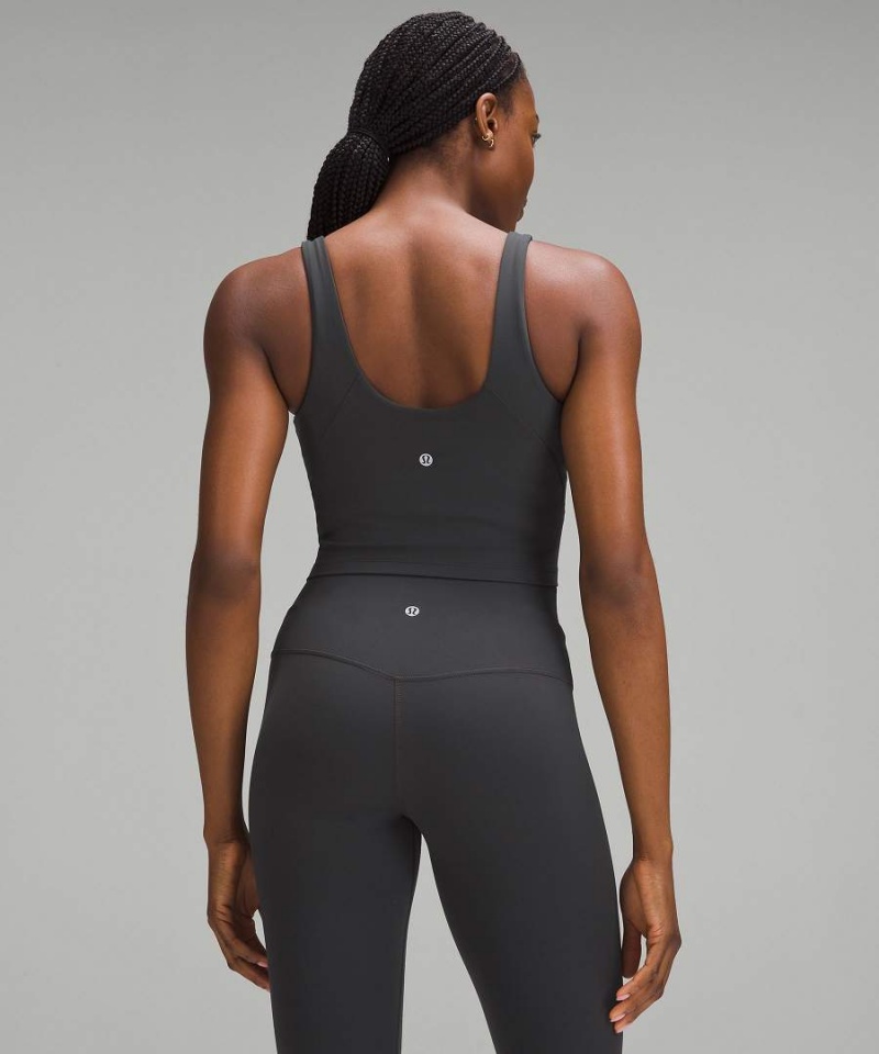 Lululemon Align™ Light Support, C/D Cup Tanktop Damen Tiefesgrau | 9028FOJIV