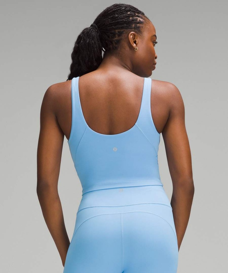 Lululemon Align™ Light Support, C/D Cup Tanktop Damen Blau | 2970AVFZL